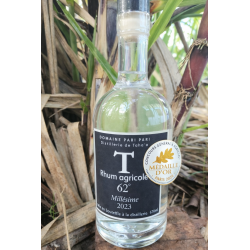 Rhum T Parcellaire 62° millésime 2023